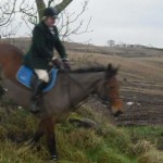 Hunt Master Philip White clears the wall