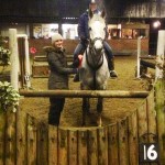 Natasha Moore with Kirsty Stuart clear in the HorseWorld NI 1m class