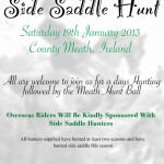 Side Saddle Hunt (By kind invitation of the Masters of the Meath Hunt, Ireland)