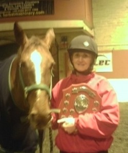 Helen and Rosie win dolly mixture shield 2012