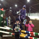 Ryan boville and Sophie price Friday night cup winners getting presented by Caitlyn Patterson