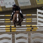 Local rider Tara Dunne & Titania B in action in Sunday's O' Reillys Wholesalers Newry sponsored HSI / Bluegrass Spring Tour Grand Prix at Ravensdale Lodge