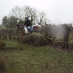 Eavan White on Splash clearing the hedge