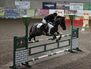 April Mc Crea & Baby Blossom jump the 1.20m track at the Crowne Plaza Dundalk sponsored SJI registered horse league at Ravensdale Lodge on Thursday