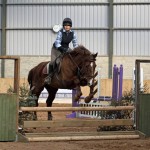 Leeann Nesbitt and Vera Jumping well: Photograph Caroline Grimshaw