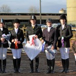 Winners of Class 1 (from left); Kate Russell, Clara Dawson, Lisa Torrens, Pamela Fox, Erin Savage, Holly Carville