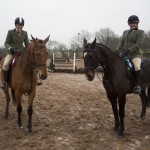 (From Left) Champion – Ruth Patterson on Lisbane Lad Reserve Champion – Victoria Wray on Uncle Ben