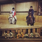 Holly Boal (Ronny) and Toby Fynn (Joansy) clear rounds in the HorseWorld NI 1m class