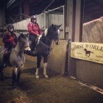 Cerys Howell (Joe from Raphoe) and Cara Norman (Ace) clear rounds in the HorseWorld NI 90cm class