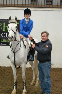 Claire Conlon on Creeveroe 4th in the 1m class