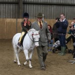 Mia Smyth on Sir William winner of the Family Pony Lead Rein class