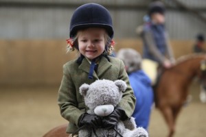 Georgia Penberton with teddy