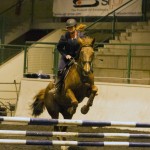 Alexandra Bothwell competing in the 1.00 meter class at Ecclesville Show Jumping League Finals;