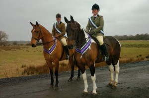 Supreme Champion Ridden Horse - Lesley Webb on Double Take & Reserve - Zara Fletcher on Springwell Boy