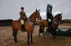 Supreme Champion Working Hunter - Lesley Webb on Double Take & Reserve - Colin Halliday on Swain 