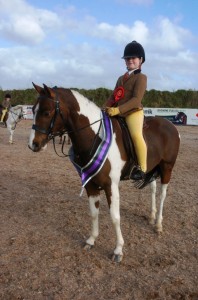 Reserve Supreme Champion Working Hunter Pony - Katie McKee on Milford Spectacular