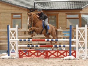 Rachel Brown competing in the 1m10 class on board Elmo