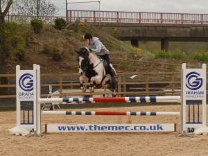 Ronan McSorley on Pedro was 2nd in the 90cms pony and finished the day with a win in the 1m