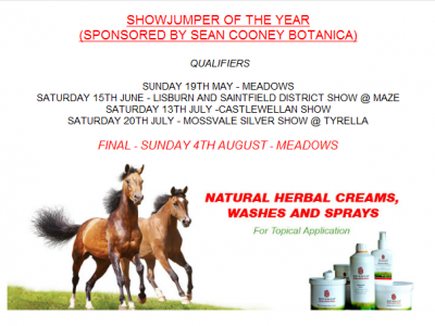 Mossvale Show Jumper of the Year Sponsored by Botanica