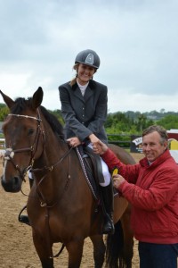 Lisa Patterson & Quick Smart 2nd in the Ulster Region 1.10m League class