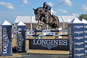 Malin Baryard-Johnsson and Baltimore jumped double-clear to help Sweden to victory in the twelfth leg of the Furusiyya FEI Nations Cup™ Jumping 2013 series at Sopot in Poland today.  Photo: FEI/Monika Chrzan.