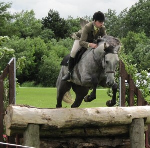 Orla Mclaughlin on Dillon in the Working Hunter Competition