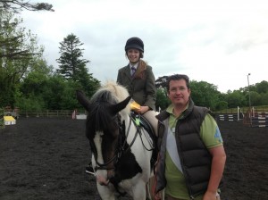 Rachel Chapman from Iveagh pony club winner of the Jumps Ahead qualifier
