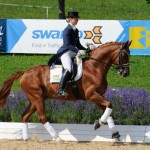 Hannah Biggs and Superstar stallion Weltzin dance their way into the top 5 in the Austrian Alps