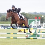 Caroline Black and Rathfilane Star completing their speed round in the Amateur Championships