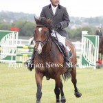 Dean Cotton on his victory lap after being placed second in the Amateur Championships