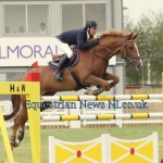 Philip Gaw and Rocky Bond owned by Derek Gaw competing in the TRM/Horseware Premier Series at Balmoral today