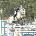 Edward Butler and Cornet Son owned by James Egan competing in the TRM/Horseware Premier Series at Balmoral today