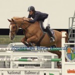 Joan Greene and Diamonds for Douglas owned by Eileen Mulconroy competing in the TRM/Horseware Premier Series at Balmoral today.