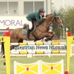 Gerard Clarke and Kellswater Crimson finishing in 9th today in the TRM/Horseware Premier Series at Balmoral