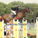 Tholm Keane and Warrenstown You Two owned by Ronan Tynan competing in the second phase of the TRM / Horseware Premier Series GP at the National Balmoral Championships