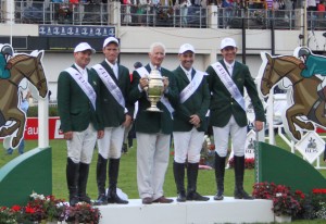 Winning nations cup team Ireland for last years' Agha Khan