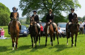 Mid Antrim Inter Hunt Chase Team at Loughanmore
