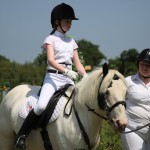 Omagh RDA Rider, Grace McSorley on her way to collecting her winning rosette at the UK National Championships in Hartpury