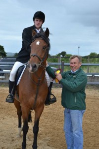 John Jordan and Majestic Diamond winners in the 1.10m class