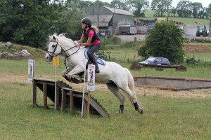 Competing in Class 2  - Kate Russell on Jamican Prince