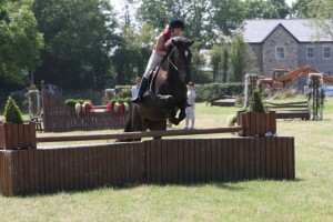 Gillian Greenfield on Ebony 2nd in the Performance Hunter