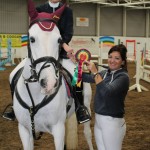 1st prizewinner in the Power & Speed class Karen Pearson and Quantum Classic.