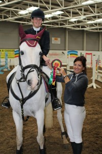1st prizewinner in the Power & Speed class Karen Pearson and Quantum Classic.