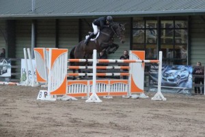 Peter Smyth & Victoria Rose give it their all at Ravensdale Lodge during the MSL Mercedes-Benz Autumn Grand Prix held at the centre.