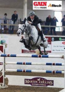 Photo courtesy of jumpinaction.net Action photo of winning combination Alexander Butler & Will Wimble winners of the Grand Prix class.