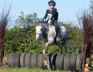 Taylor Hunter on Ballybollen Blue 2nd in the 50cm class