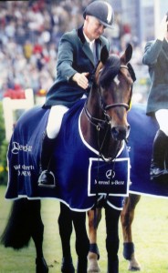 Robert Splaine and Coolcorron Cool Diamond, Aachen Nations' Cup 2003: Photo Horse Sport Ireland