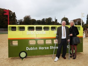 Jonathan Irwin of the Jack and Jill Foundation and Tara Weston at the presentation of the new fence at NSCDA, Blanchardstown. 23/10/13 photo by Laurence dunne Jumpinaction.net