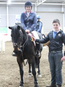 Olivia Roulston and Claggan Supreme 1st in the 138 1.10m Grand Prix Presentation by Sean McCaughey. Sponsored by MvCaughey Foods, Broomfield, Castleblaney