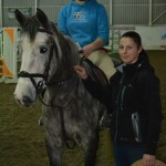 Michaela Nugent and Tunahinde Lady, voucher winner in the 80cm class